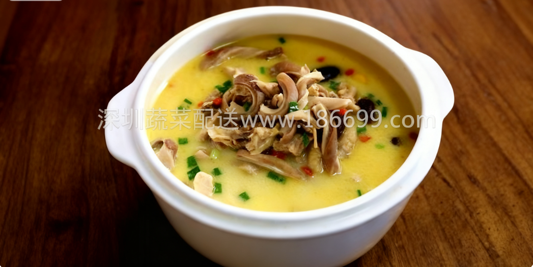 佳惠鲜蔬菜配送中心为大家美味食材推荐:茶油炖猪肚